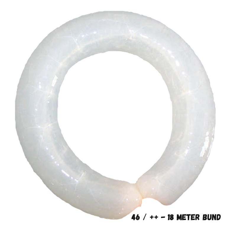 Fuchs - Rinder-Kranzdarm, sortiert, Kaliber 46/++ mm, Eimer 10 Bund  x 18 Meter