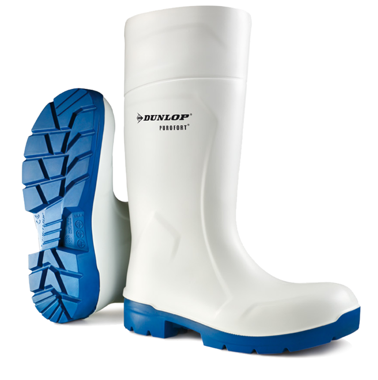 Dunlop - "Purofort MultiGrip Safety", weiß, ohne Stahlkappe, Größe EU 38