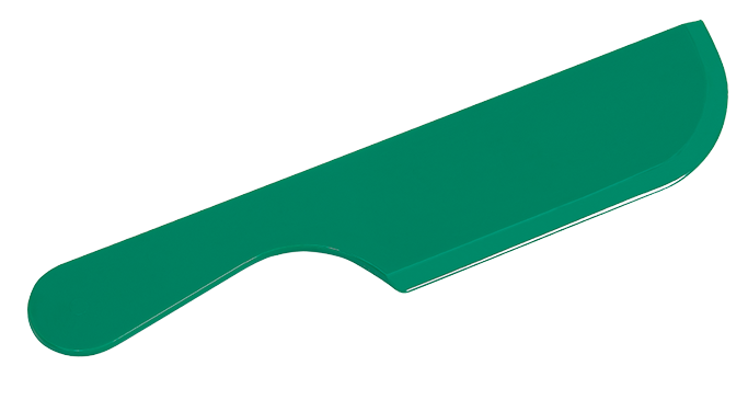 Fuduu.de - Makrolon-Messer, Kunststoff, 26,8 cm, grün