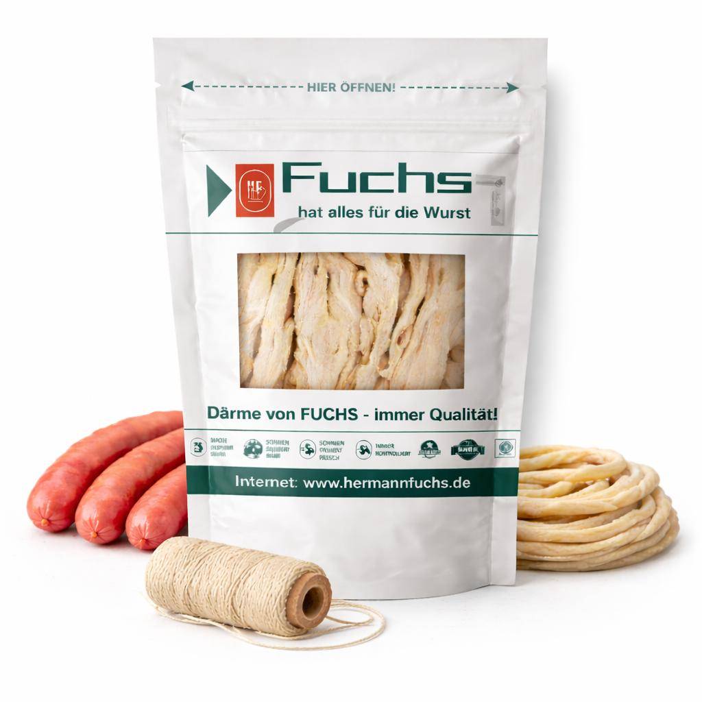 Fuchs - Deutscher Schweinedarm, Kaliber 28/30 mm, 25 Meter